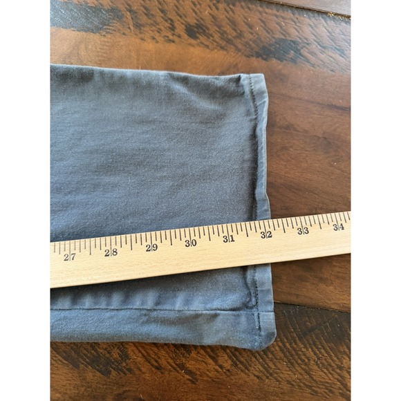 Peter Millar Pants Mens 36x32 Gray Straight Leg Stretch Denim 5 Pocket Casual - Picture 6 of 14